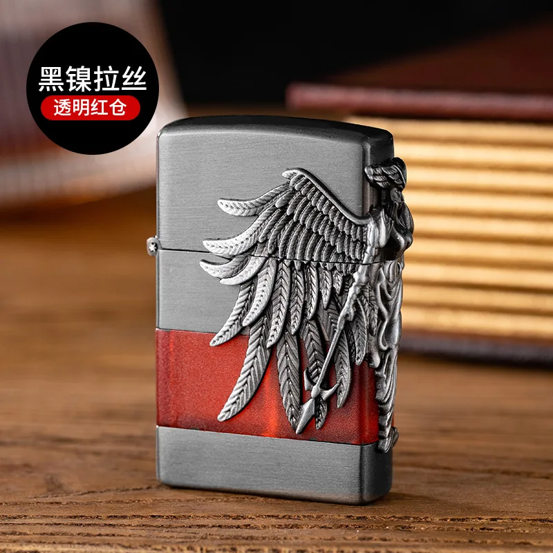 Pemantik Rokok Aksesoris Pemantik Api Transparan Muse Wheel Pemantik Api Terbuka Anti Angin (TANPA GAS)