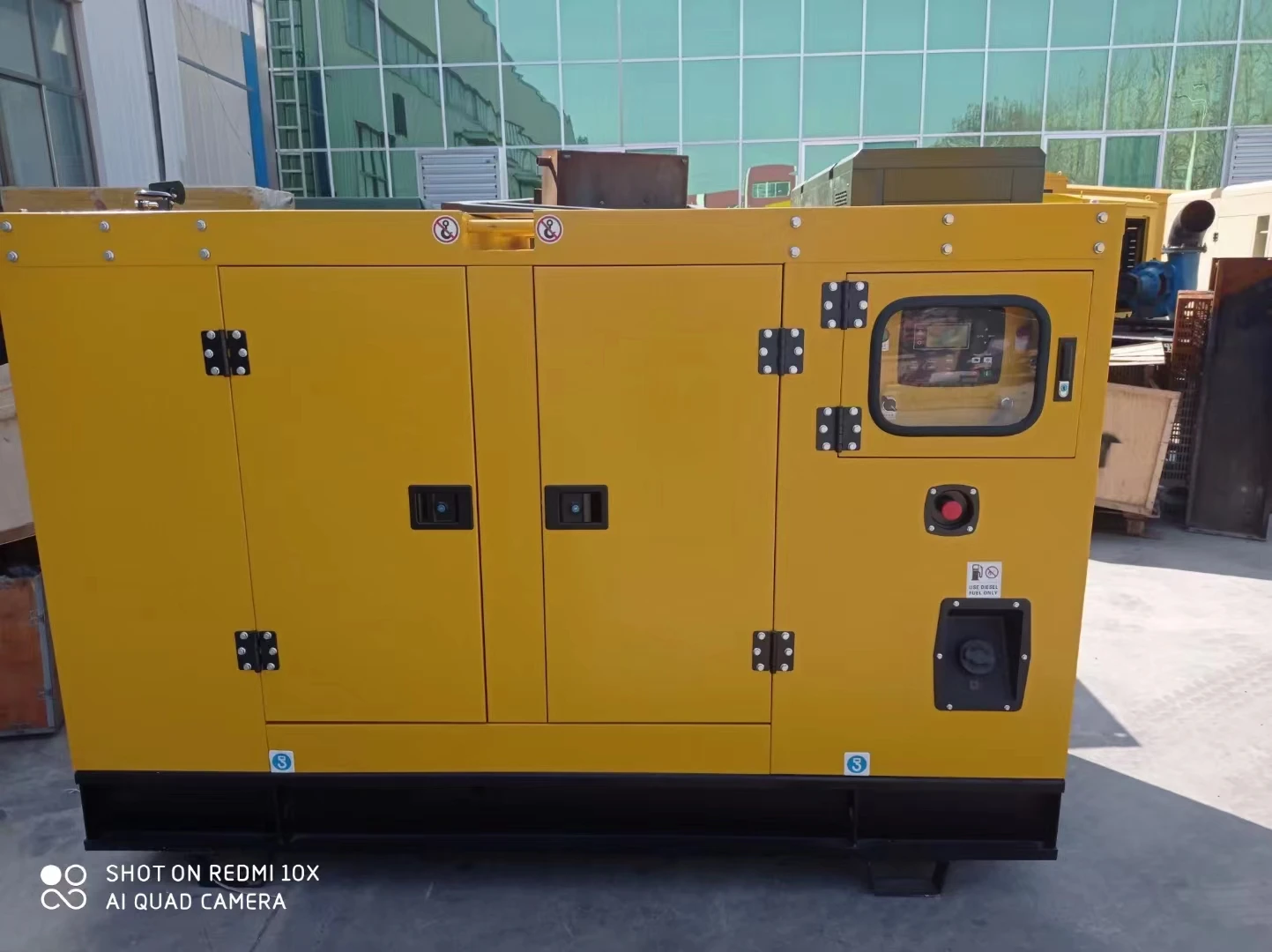 weifang Ricardo 40kw soundproof silent diesel generator 50kva with ATS full automatic and brushless alternator genset power