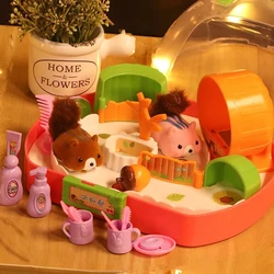 Simulation Cute Electric Squirrel Doll Play House Battery Powered Squirrel House Simulation Cute Electric Squirrel Doll