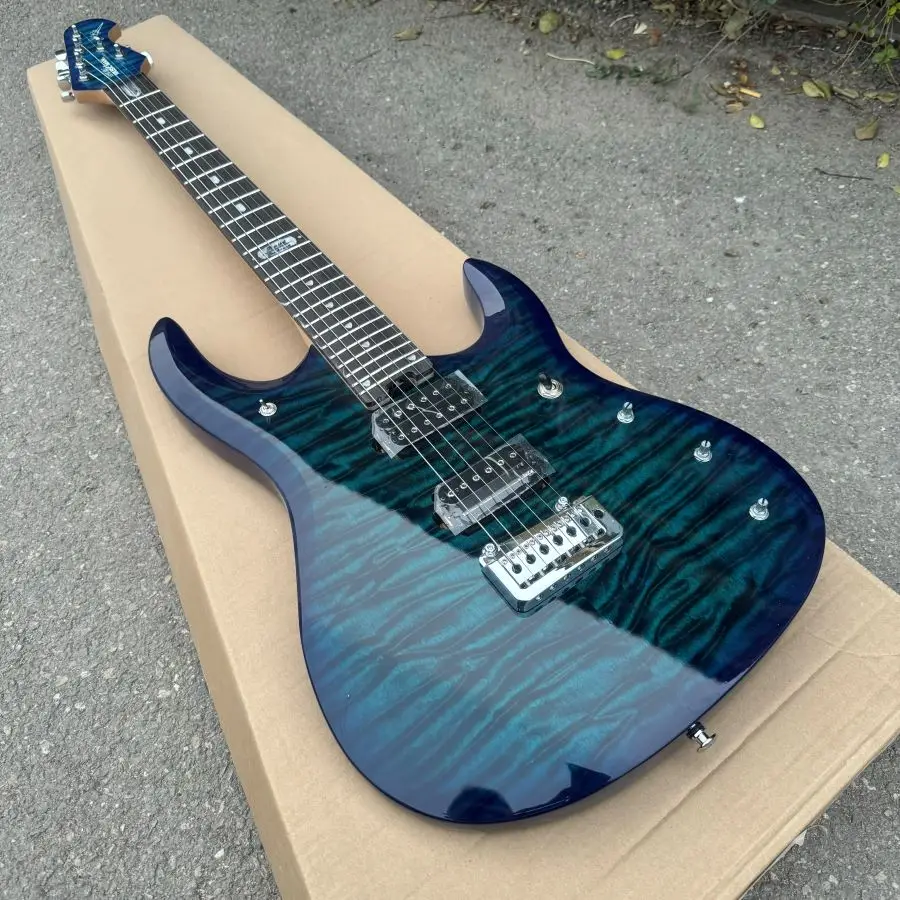 electric guitar mahagony body quilted maple top