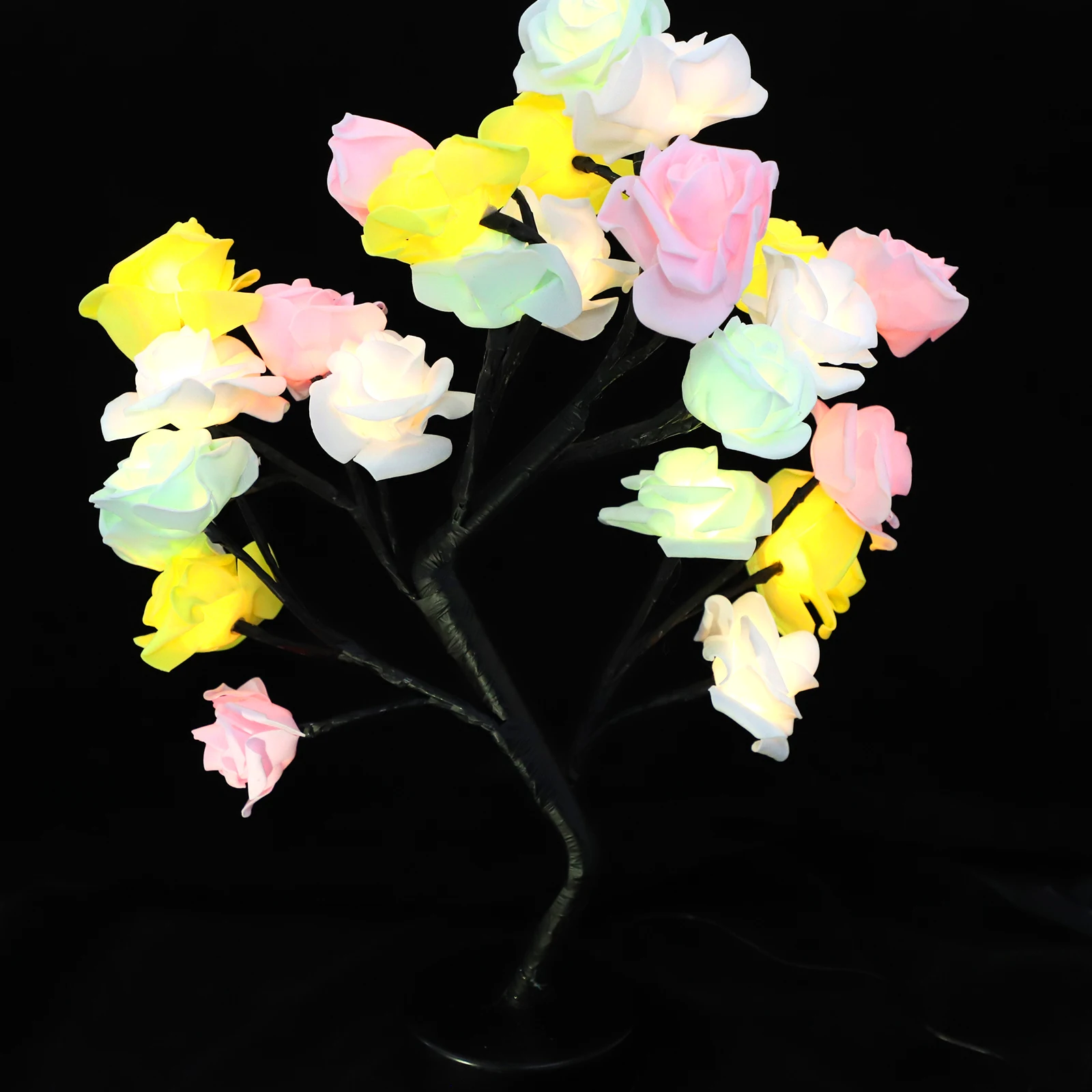 

Rose Tree Beautiful Bedroom Decor Creative Rose Flower Tree Light Night Lamp Table Stylish Romantic Atmosphere