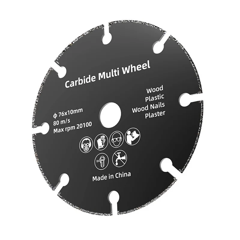 A88E-76Mm 3 Inch Cutting Disc Circular Resin Grinding Wheel Saw Blade Steel Polishing Cutting Disc For Angle Grinder 9Pcs