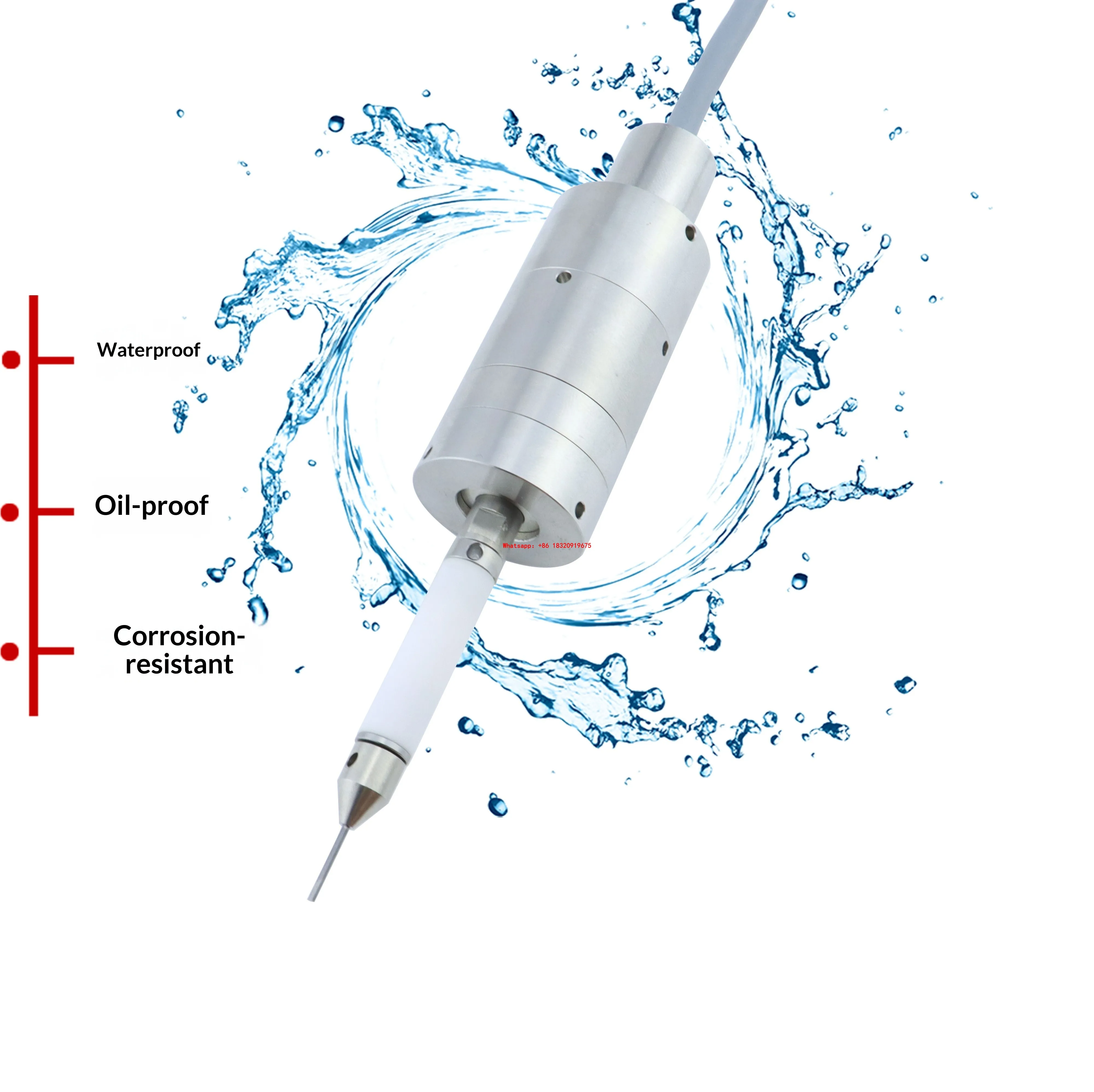 Cyclmotion CNC Wired probe with automatic centering and compensation edge finder, needle sensor probe, 2D/3D online detection