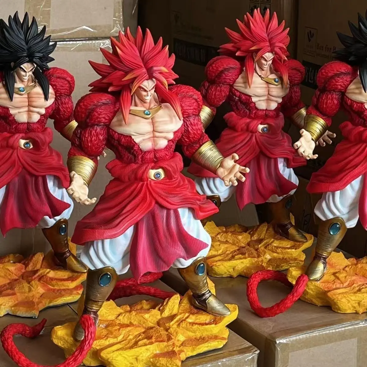 Neue Dragon Ball Super Saiyan 4 Broly GK-Statue 30cm Verbesserte Skulptur Premium Sammlerfigur für Anime-Sammler