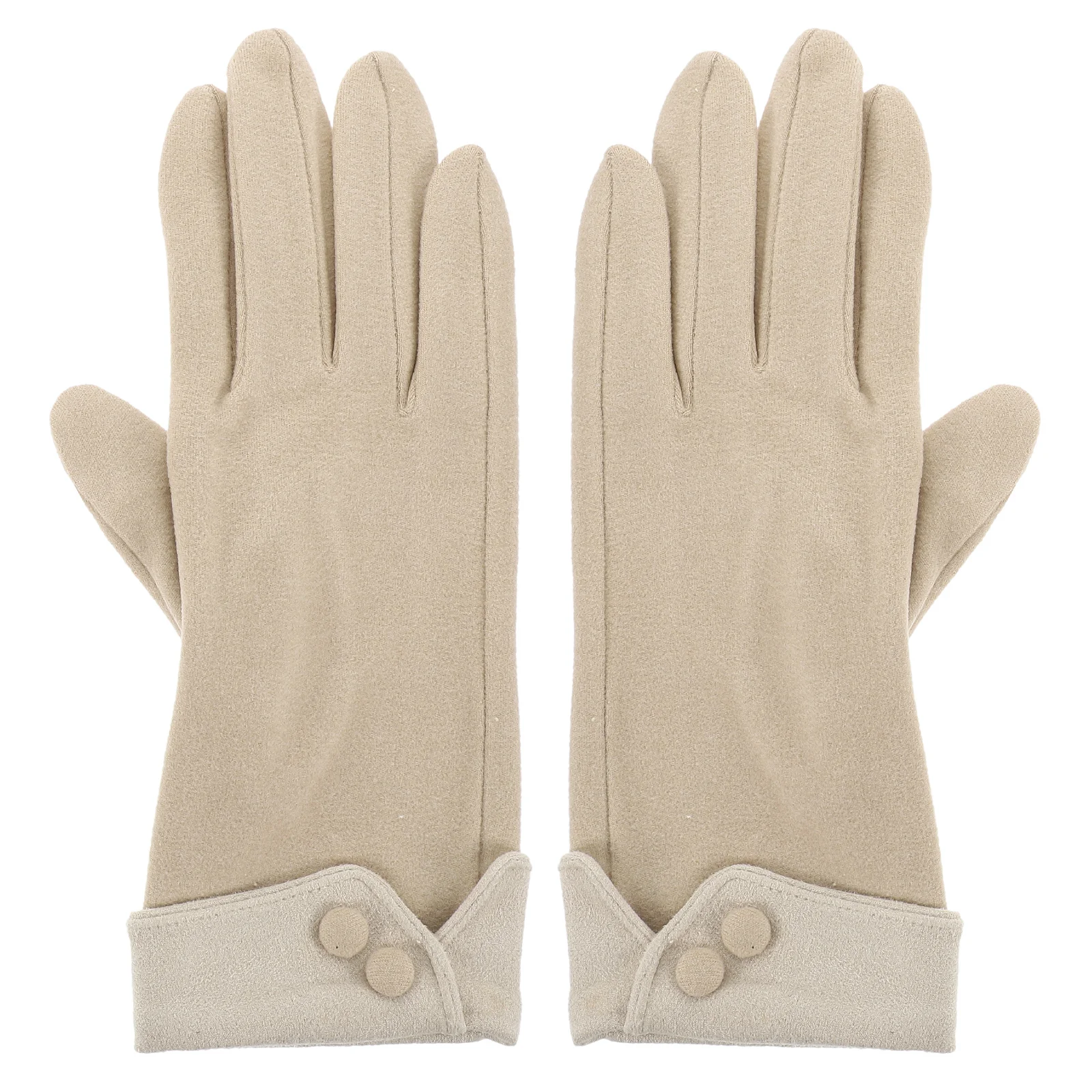 Warm Gloves Women Girls Outdoor Winter Supple Comfortable Simple Design Hiking Walking Durable Fashionable Practical