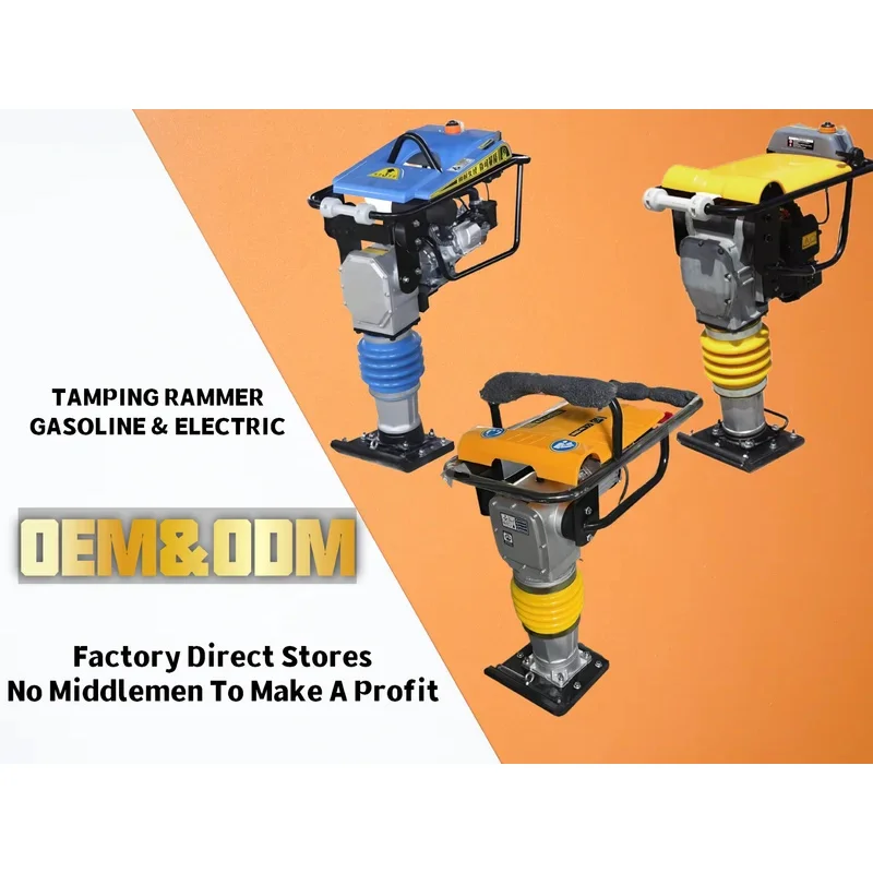 New 220V/380V Motorized Vibratory Impact Rammer, Tamping Rammer, Gravel Asphalt Pavements, With EPA, Heavy Eco-Friendly