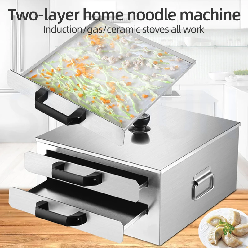 سعة كبيرة الفولاذ المقاوم للصدأ الأرز المعكرونة باخرة الشعيرية باخرة درج نوع الأرز المعكرونة باخرة