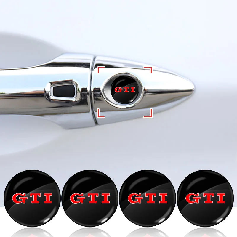 

Car 3D Stickers Car Lock Keyhole Stickers Door Lock Protect Emblem For Volkswagen CC Golf 4 6 7 GTI Passat B5 B6 B7 Jetta Polo