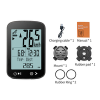 Multilanguage Wireless Bike Computer Waterproof GPS Bicycle Speedometer Odometer with Auto Backlight Bracket Cycling Accessories