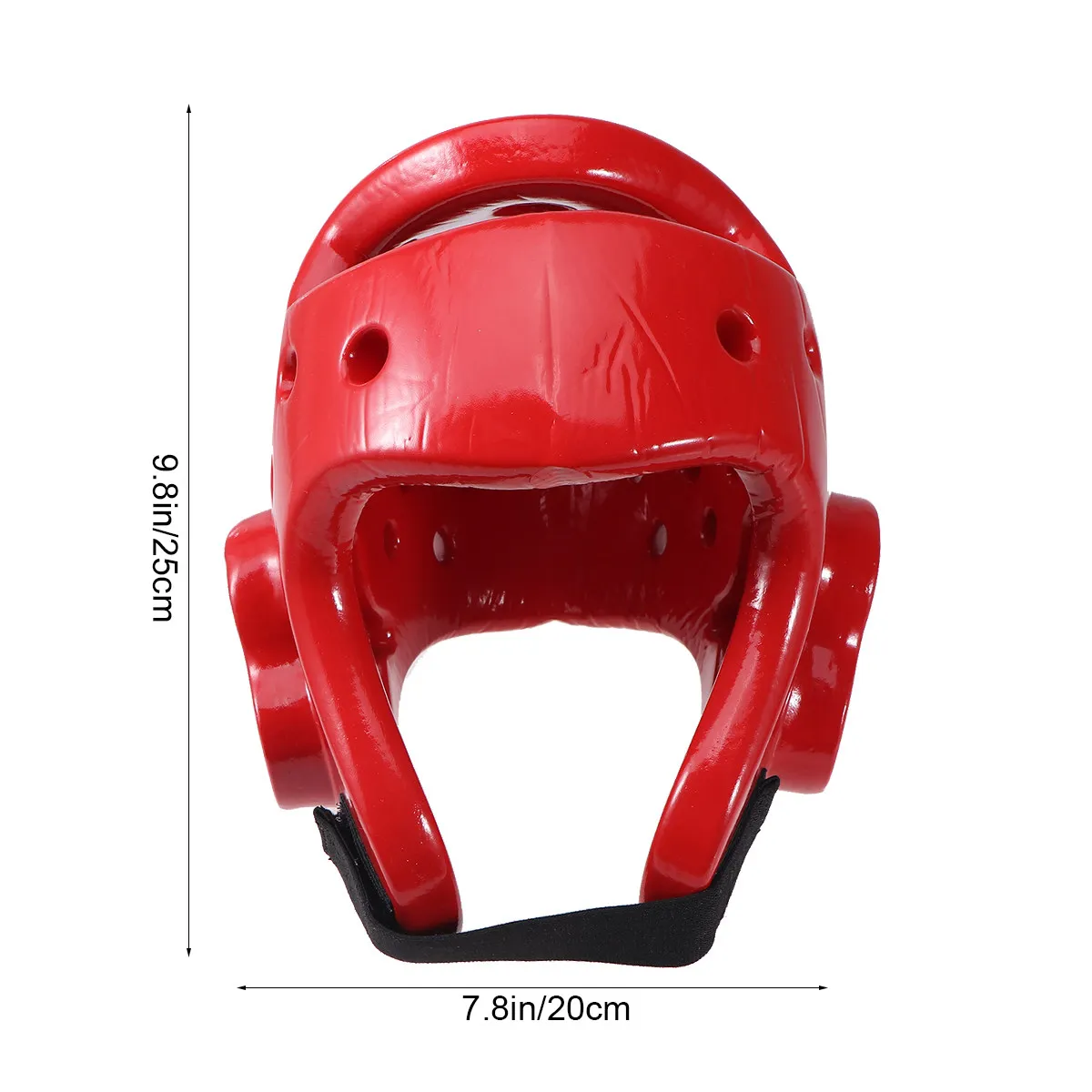Kids Boxing Headgear EVA Lightweight Open Face Chin Strap Long Hair Cutout for Taekwondo Sparring XS