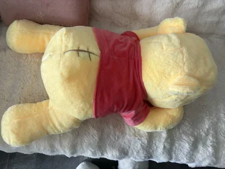 60cm Disney Large Stuffed Toys Winnie The Pooh Pillow Giant Plush Bear Doll Cute Room Ornamental Cushion Decor Easter Gifts