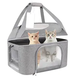 Dog Carrier Bag Backpack Breathable Pet Portable Foldable Travel Airline Approved Transport Bag For Small Dogs And Cats Outgoing