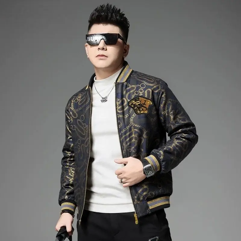 

Модная брендовая весенне-осенняя новая удобная мужская куртка, легкая роскошная мужская одежда, модное брендовое весеннее пальто для мужчин