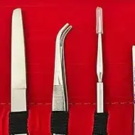 

Kit Medical Students Suture Practice Kit Stainless Steel Probe Scissors Tweezers Student Experimental Tool Combination Kit Model