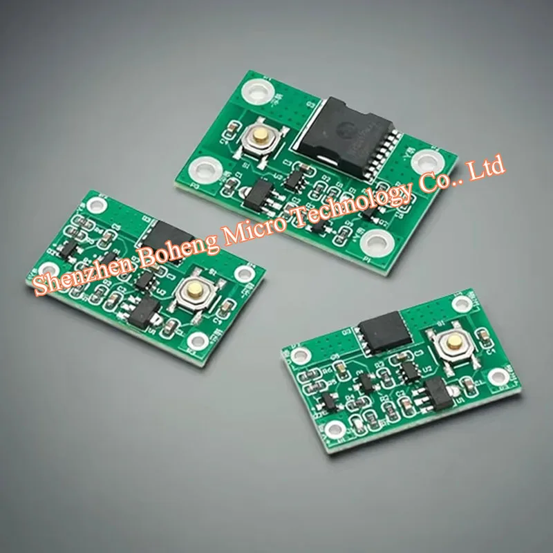 1 pcs High Current Single Button Latching Switch Module 10A 30A 70A, One-Key Bistable Electronic Self-Locking Push Button
