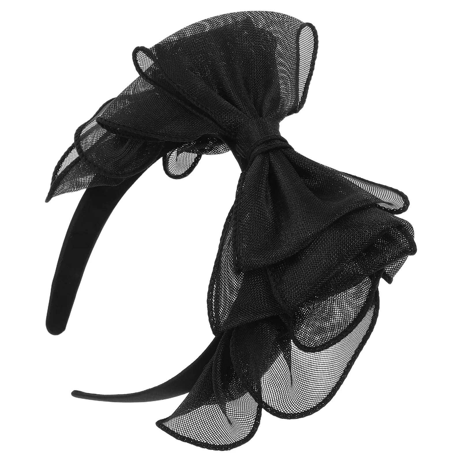 

Bow Headband for Women Soft Comfortable Vintage Style Hair Ornament Suitable for Cosplay Costume Party Holiday Celebration Gift