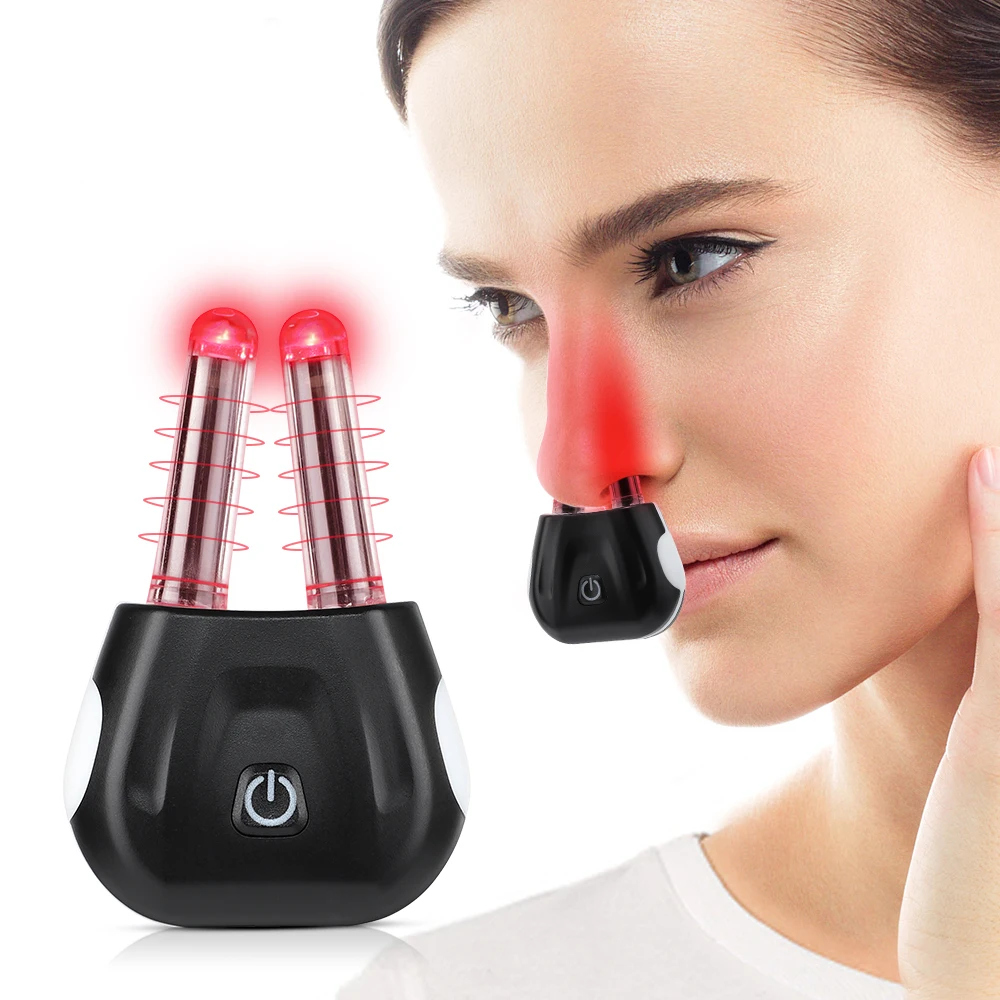 

Portable Nasal Infrared Therapy Device Nose Rechargeable Rhinitis Phototherapy Red Light Therapy for Improve Nasal Ventilation