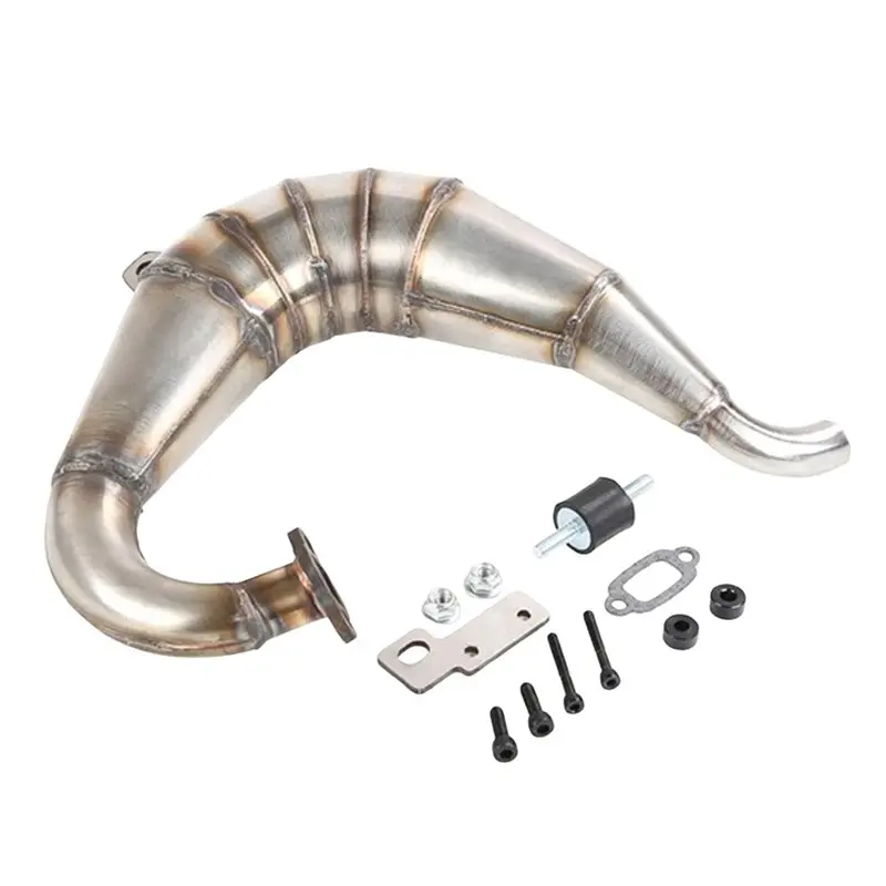 MACH-For 1/5 Scale Rovan F5/RF5 T5 RC Car Parts Upgraded Exhaust System Performance Pipe Replacement