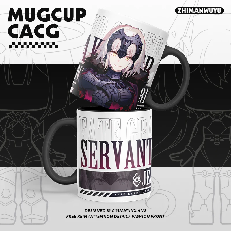 

Fate Anime Ceramics Mug Cute Water Cup for Coffee Lover Saber Archer Lancer Ruler Alter Creative Birthday Gift Anime Merchandise