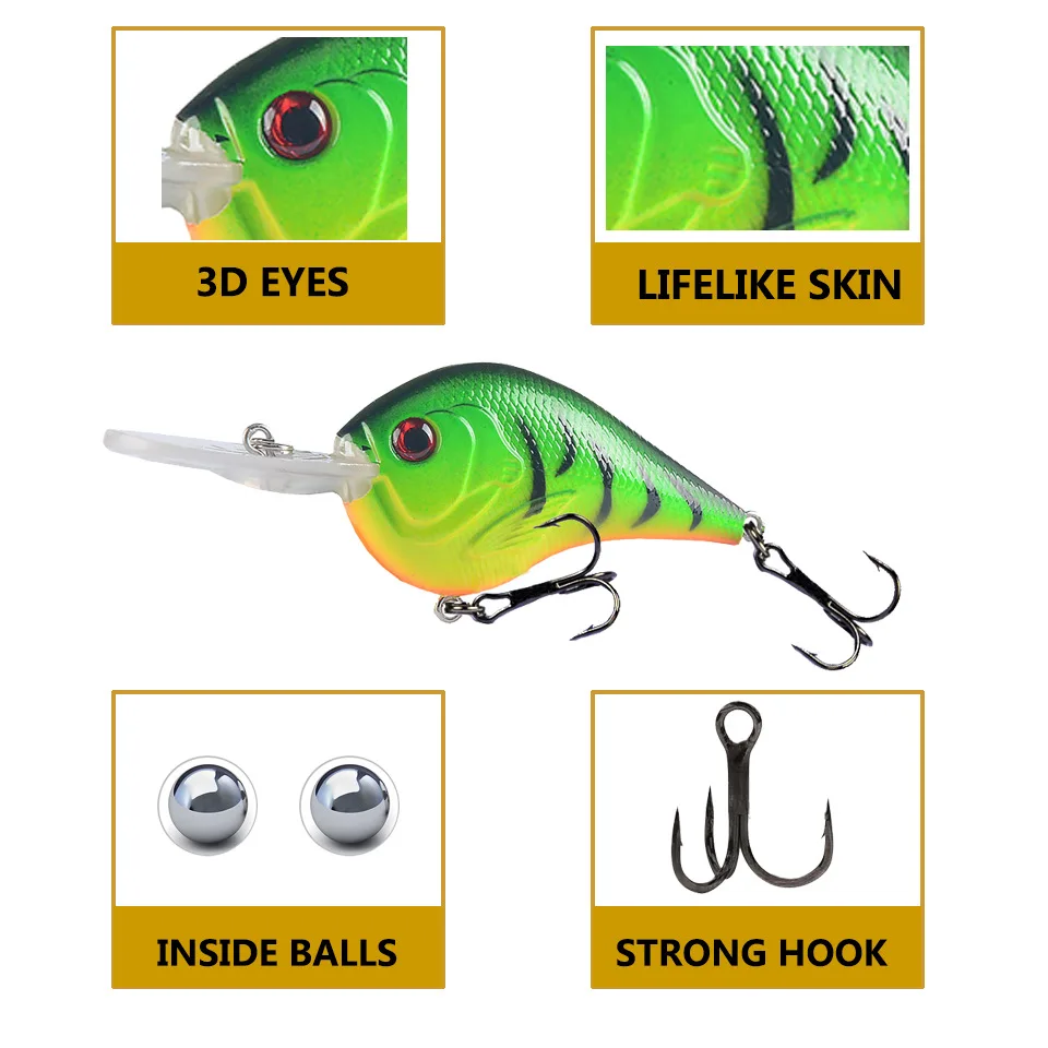 1pc Floating Minnow Fishing Lure 9CM 10G Pesca Hooks Fish Wobbler Tackle Crankbait Artificial Japan Hard Bait - view 2