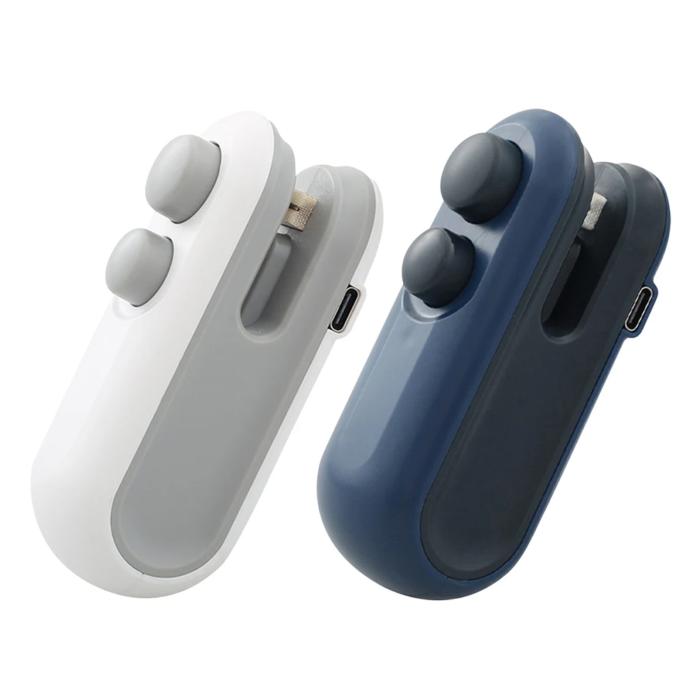 Mini Heat Bag Sealing Machine Rechargeable Portable Mini Sealer Plastic Bag Heat Sealer for Food Packaging