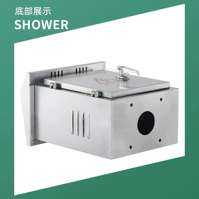 Double-door instrument monitoring distribution box outdoor 304 stainless steel column box