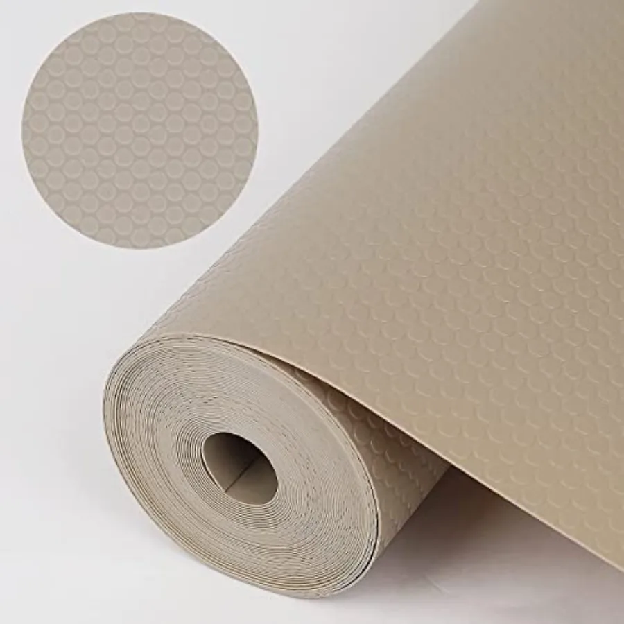 

Shelf Liner for Cabinets, Drawer 17.5 Inch x 10 Feet, Non Stick EVA Plastic Water Resistant Mat for Kitchen, Bathroom, RV Drawe