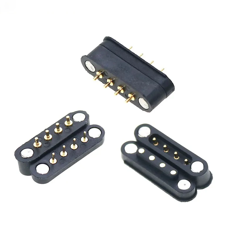 1 مجموعة بوجو دبوس الاتصال للهواتف الذكية بلوتوث السيارات الإلكترونية الطبية الذكور الإناث Pogopin الربيع دبوس شحن موصل