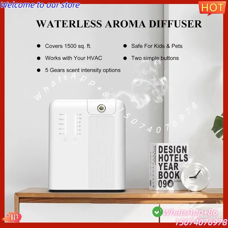2026New HVAC Fragrance Oil Machine Scent Diffuser Household Aroma Diffuser Wifi Bluetooth Control Essential Oil Machine