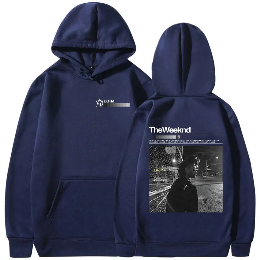 ألبوم The Weeknd XO المحدود 2025 Merch هوديي للرجال ملابس صوف فضفاضة كلاسيكية سترة هيب هوب كبيرة الحجم للخريف والشتاء