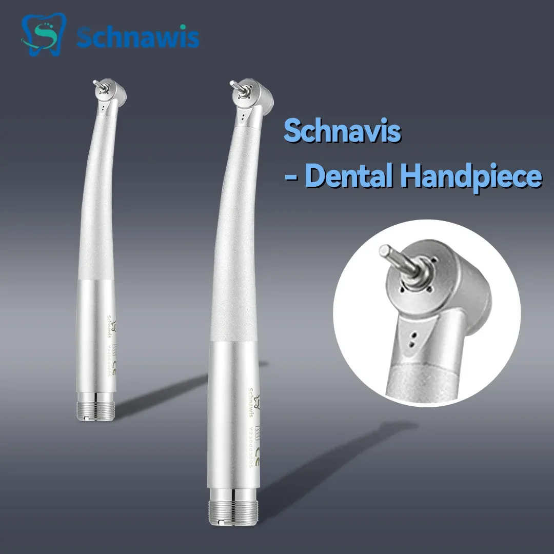 

Schnawis Mini Dental High Speed Handpiece Dentistry Air Turbine Handpiece with Four Water Sprays Handpiece Dentist Tool