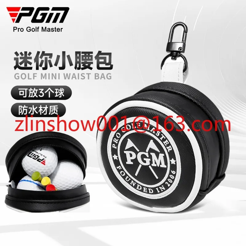 PGM Golf  Mini Edition Small Ball Bag Waterproof Portable Small Fanny Accessory Bag Can Hold 3 Balls Storage Bag