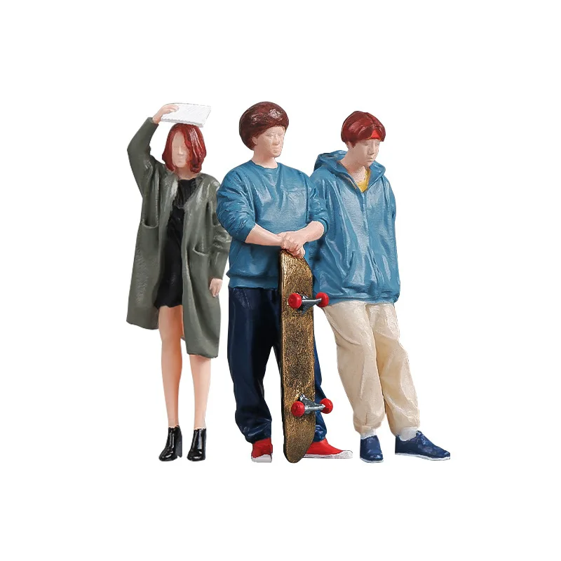 1:64 อะนิเมะอินเทรนด์รูปตุ๊กตามินิตุ๊กตา Miniature การถ่ายภาพ props ฉาก DIY ตารางทรายภูมิทัศน์เครื่องประดับของขวัญ