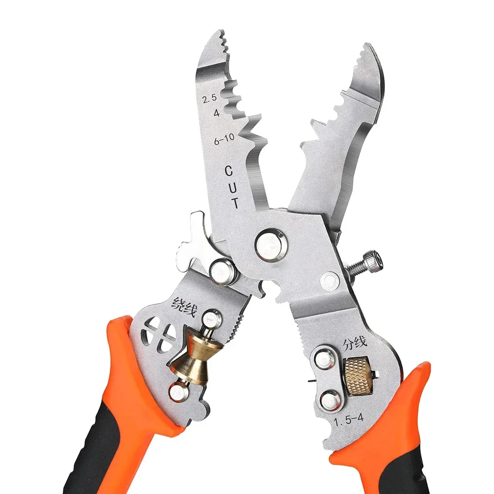 NEW 10-in-1 Wire Stripper Decrustation Pliers Crimper Cable Stripper Cutter Multifunctional Wire Repair Tool Pliers Hand Tools