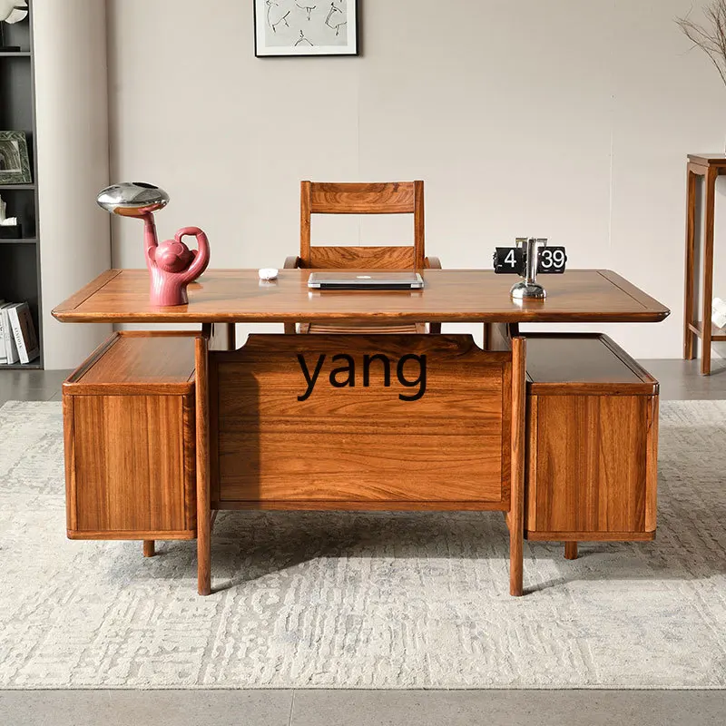 

LTT Modern Chinese Desk Solid Wood Desk Simple Home Study Desk