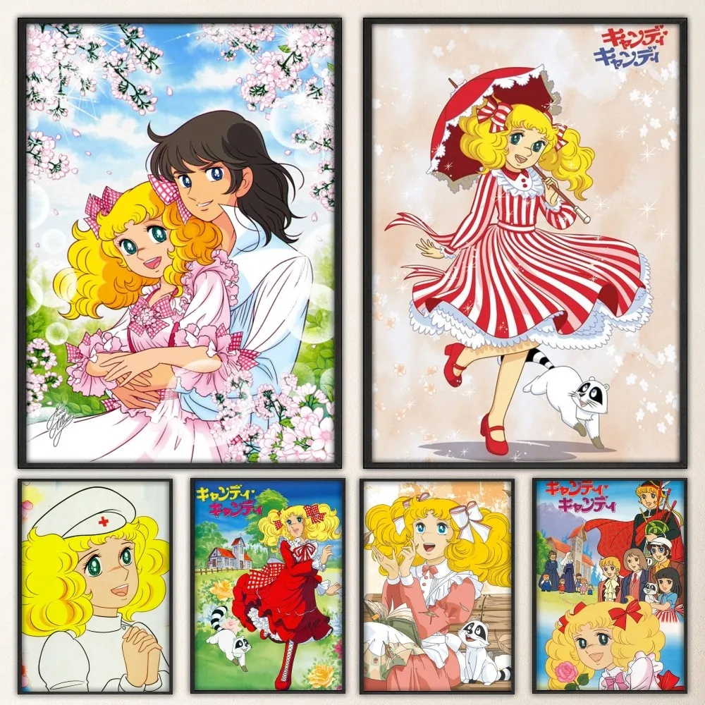 

Manga Candy Candy Anime Poster Prints Poster Wall Painting Bedroom Living Room Wall Bar Restaurant Sticker Small