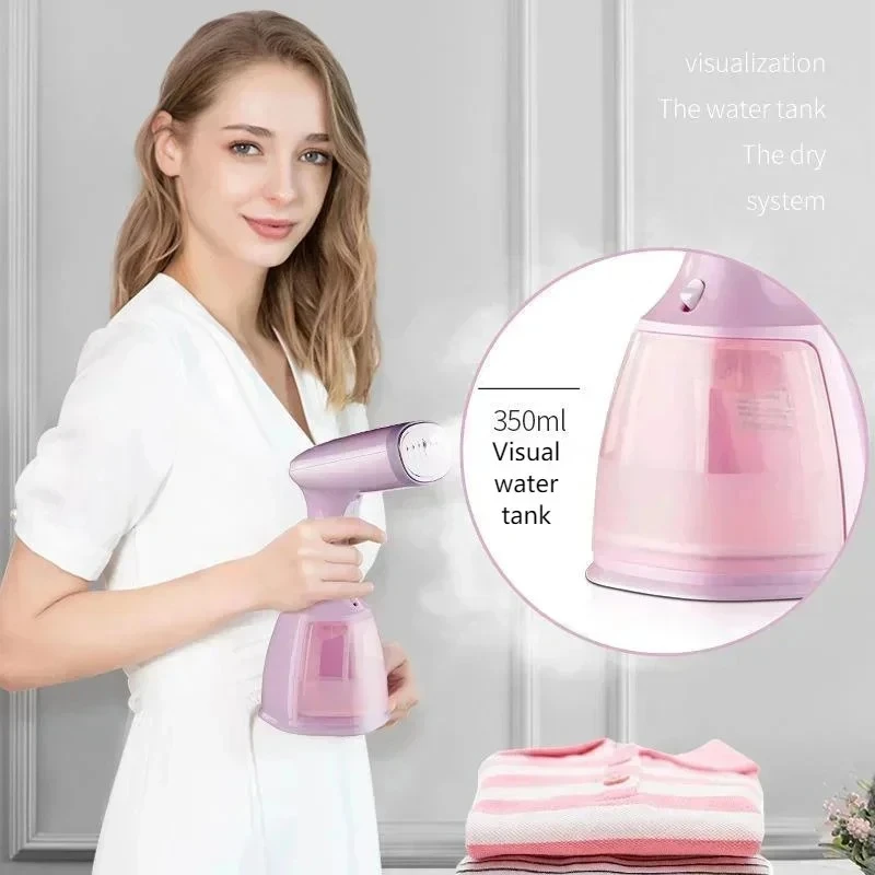 Handheld hanging iron, portable household mini visible steam ironing machine, electric iron 220V 1500W 320ml