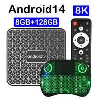 T8S Android 14 TV Box RK3518 Wifi6 Streaming Media Player Dual Wifi 5G Google Assistant Ram 4GB 8GB Rom 64GB 128GB Smart TV Box