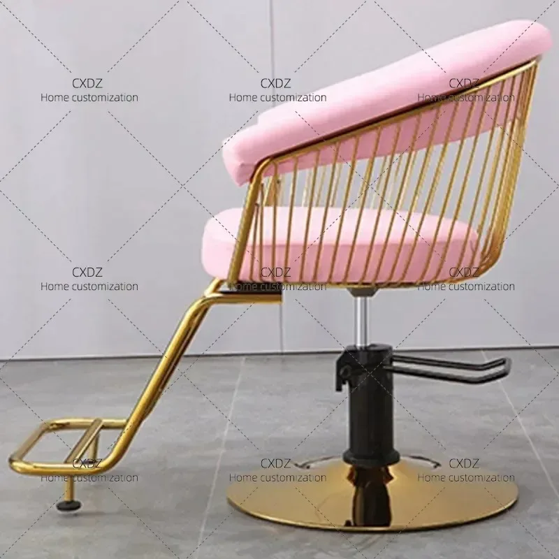 Modern Rotating Hydraulic Barber Chair for Salon Hairdressing Shop Adjustable Lift Swivel Styling Seat Direct Sale