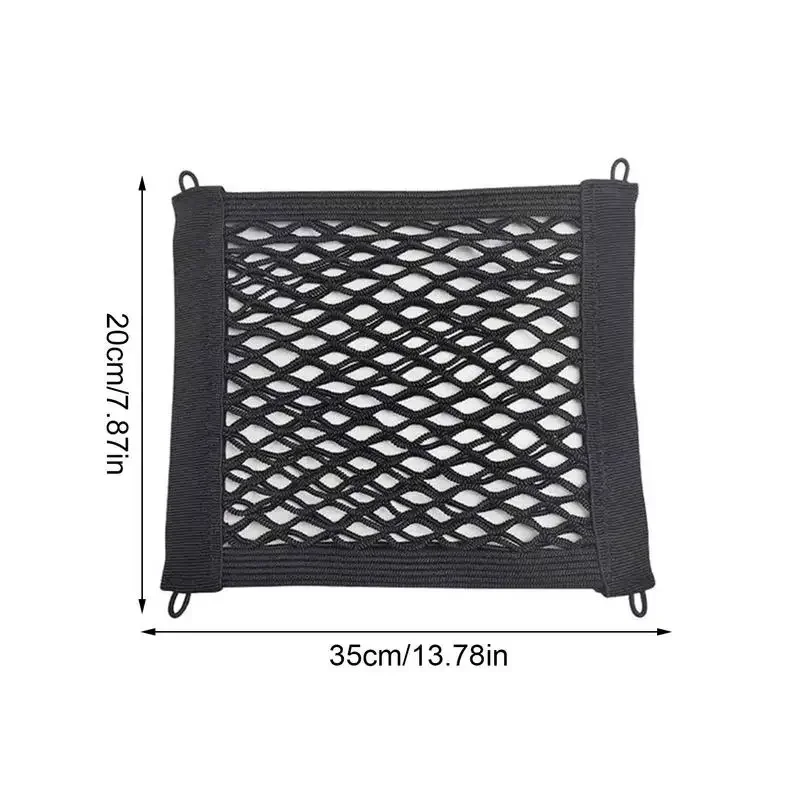 1Pc High Strength Elastic Nylon Motorcycle Cargo Net with Storage Bag Bike Travel Camping Luggage Organizer