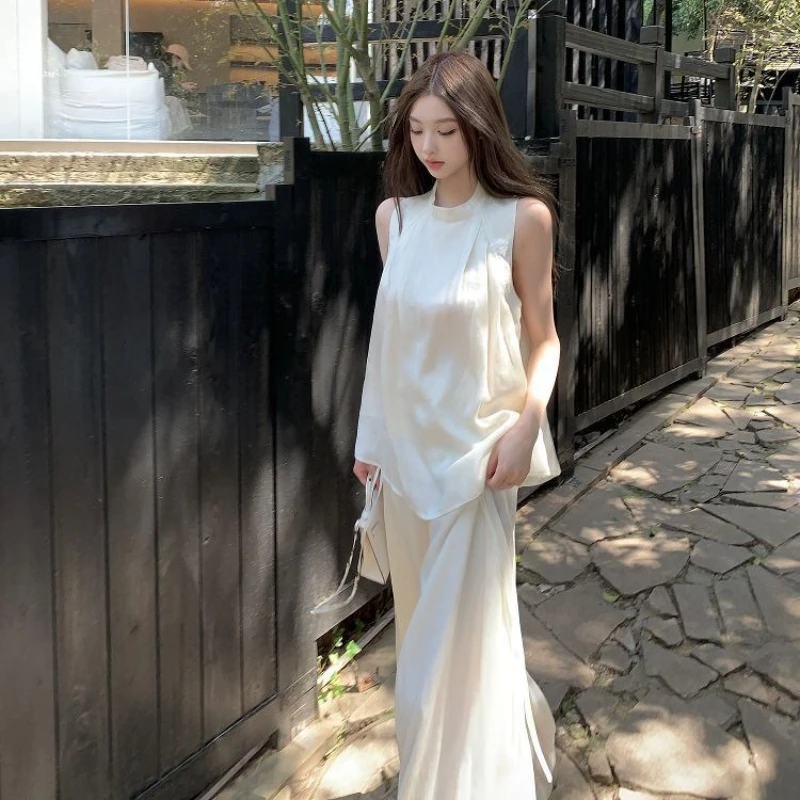 

Office Ladies Trouser Professional Wear To Work Clothing Sales Classy Korean Style Korea Stylish Women's Pants Two Piece Set