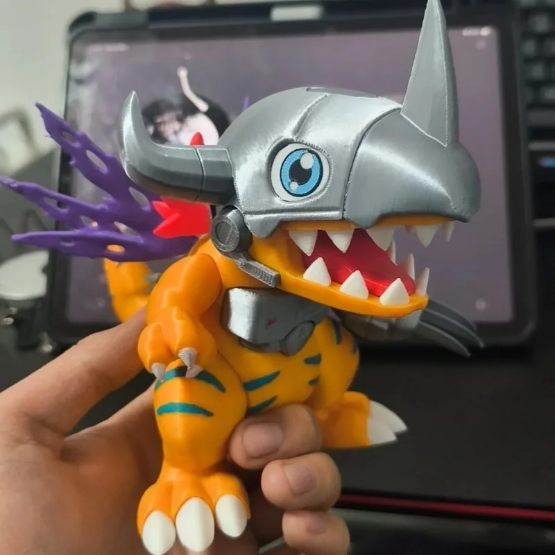 

New Genuine Bandai Plabako Digimon Adventure 2 Vol.2 Blind Box Figure War Greymon Ornament Model Collectible Anime Model Toy
