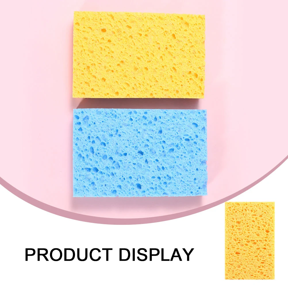 

6pcs Sponge Reusable Washable Scourer for Dishes Melamine Scrubbing Sponges Decontamination Cleaning Tool Kitchen Helper