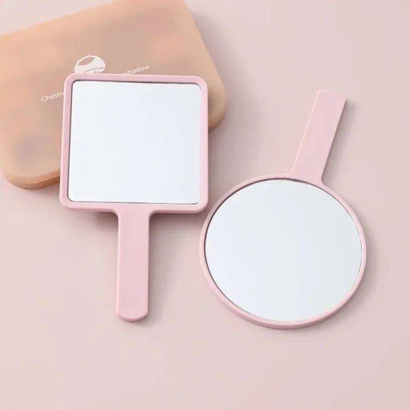 Eyelash Extension Handheld Makeup Mirror Square Makeup Vanity Mirror with Handle Hand Mirror SPA Salon Compact Mirrors