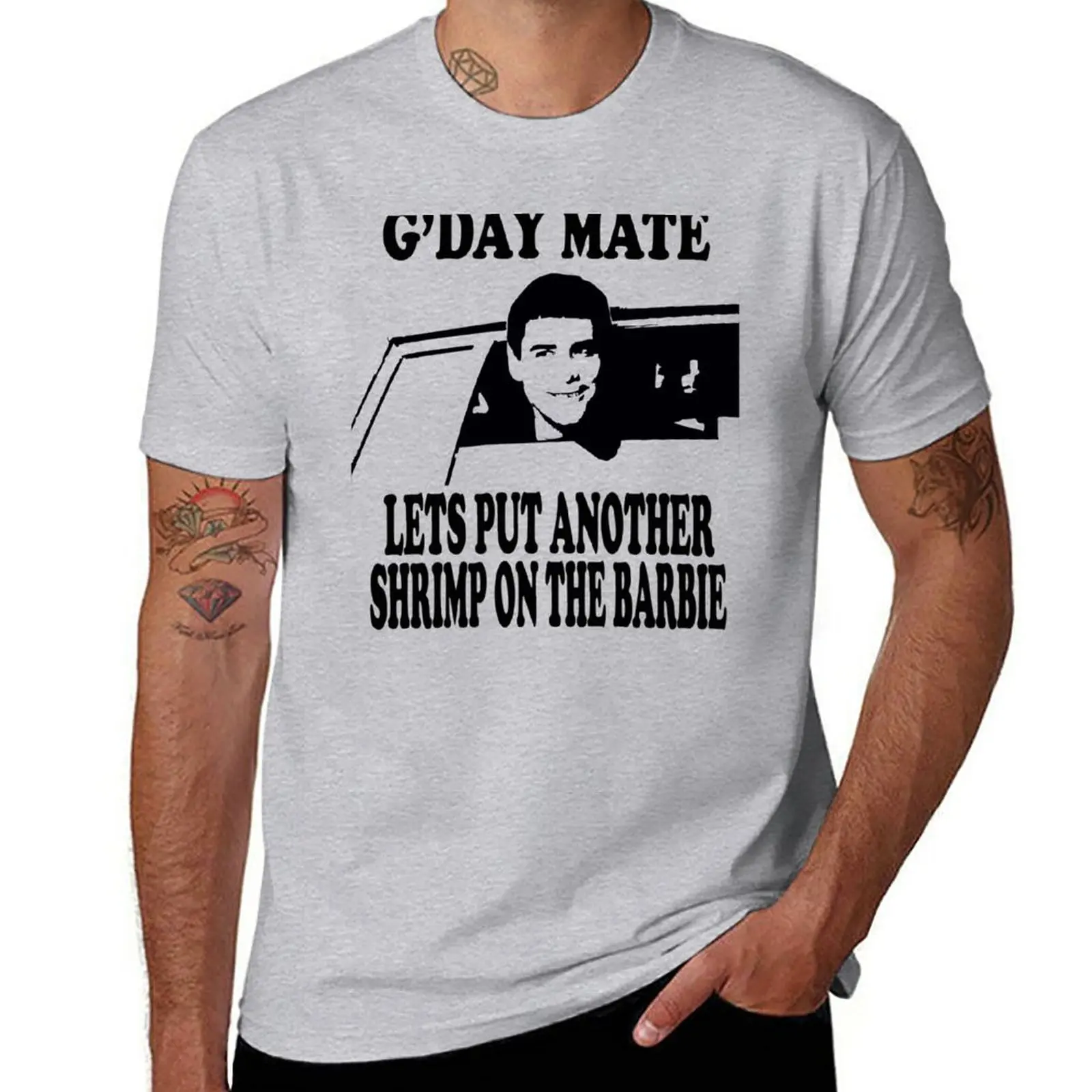 Dumb And Dumber - G'day Mate T-Shirt new edition summer top aesthetic clothes mens champion t shirts