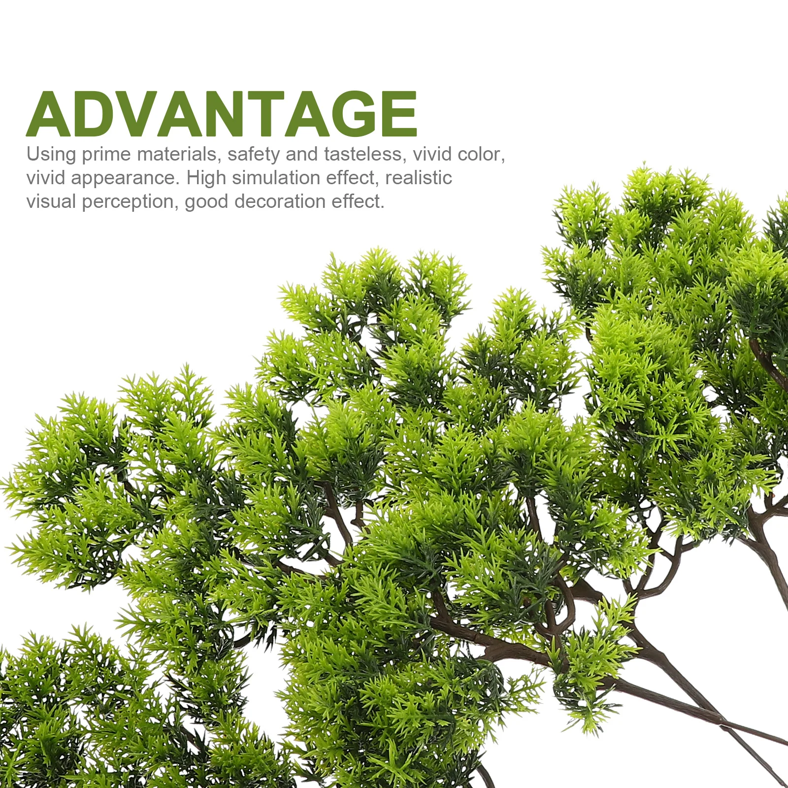 

5Pcs Plastic Pine Needles Creative Design Christmas Wreath Adornment Xmas Leaves Ornament Home Decoration Supplies