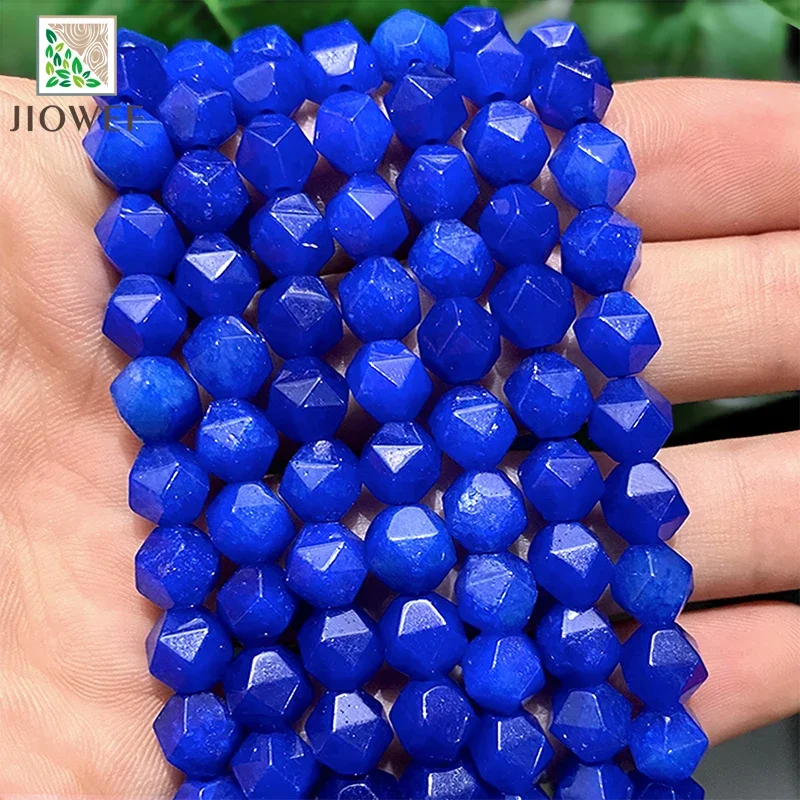 

Гладкий натуральный камень граненый лазурит темно-синий яшма свободные бусины 8 мм DIY аксессуары для браслетов для изготовления ювелирных изделий 14 дюймов