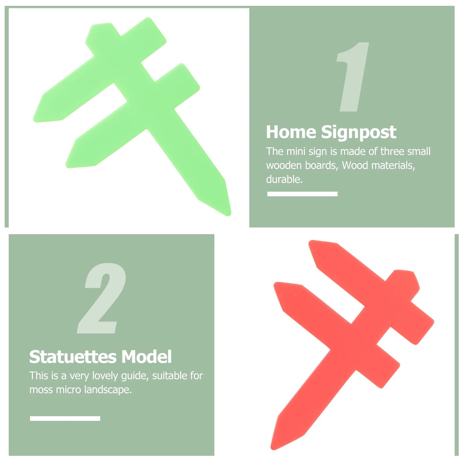 

20 Pcs Mini Sign Fence for Garden Small Labels Fences Planter Signs The Outdoor