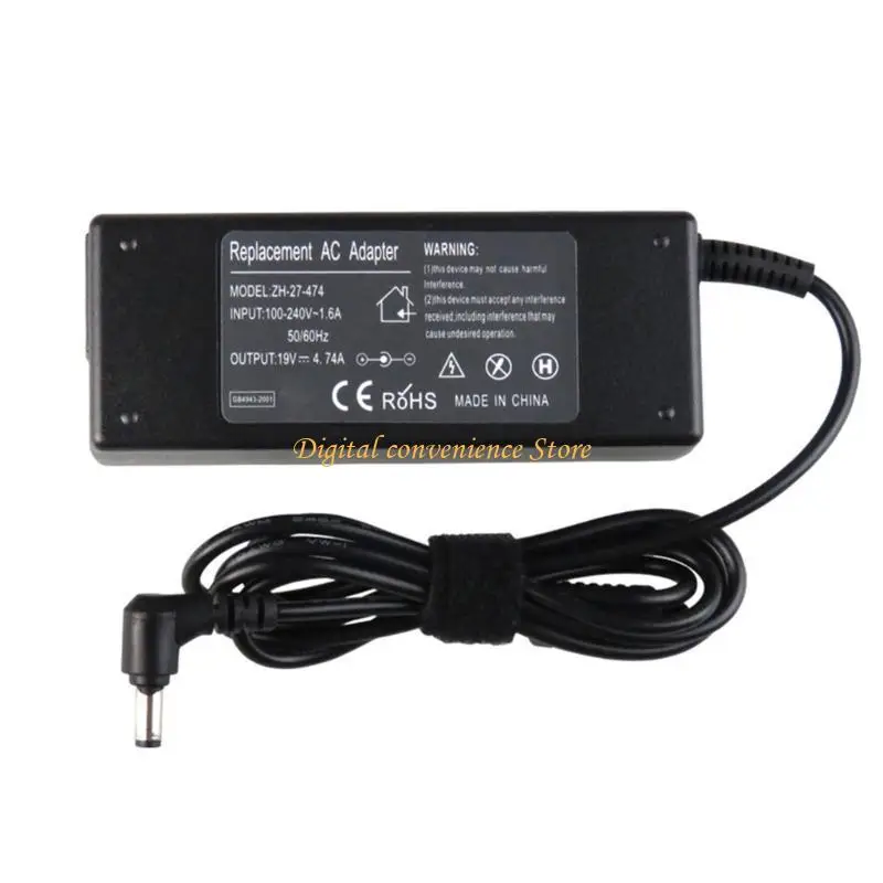 

97QA Блоки питания для ноутбука 90 Вт, 19 В, 4,74 А, зарядное устройство, 5,5 x 2,5 мм, с 28 разъемами