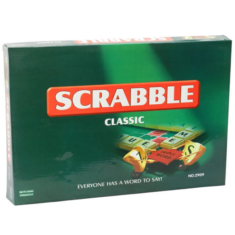 Scrabble Kid Adult Educational Toy Fun Party Family Board Game Gift